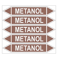 Značení potrubí, metanol